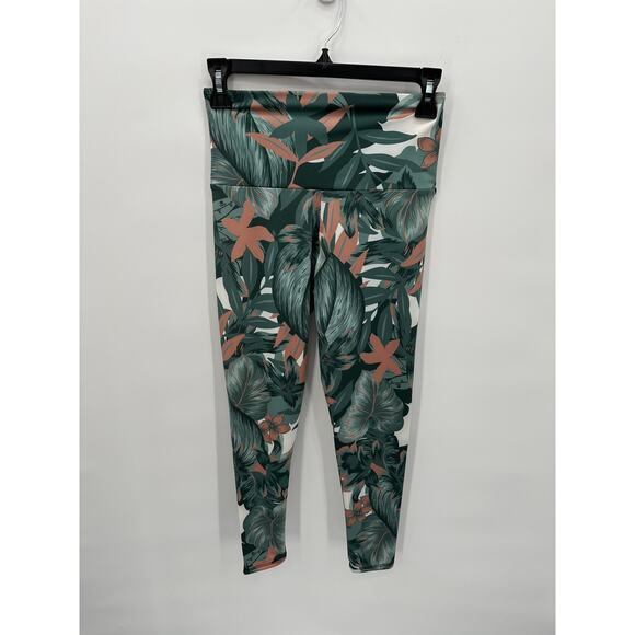 ONZIE FLOW Palm Print Active Leggings // XS - Picture 4 of 10